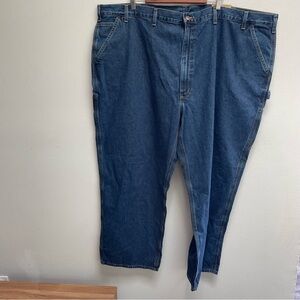 Carhartt mens jeans loose fit original work dungaree carpenter size 54X30 NEW